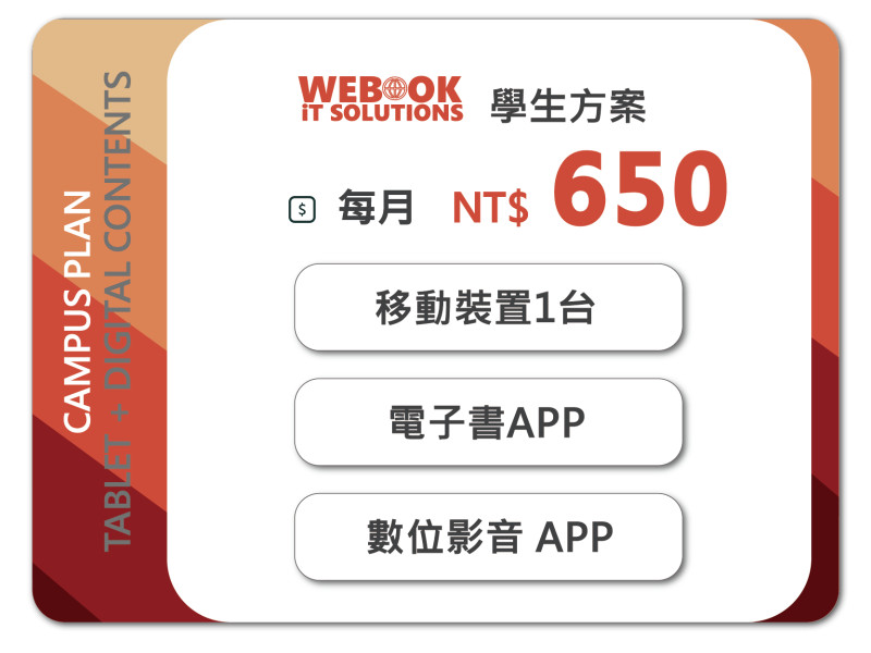 STG 校園方案 含一台iPad