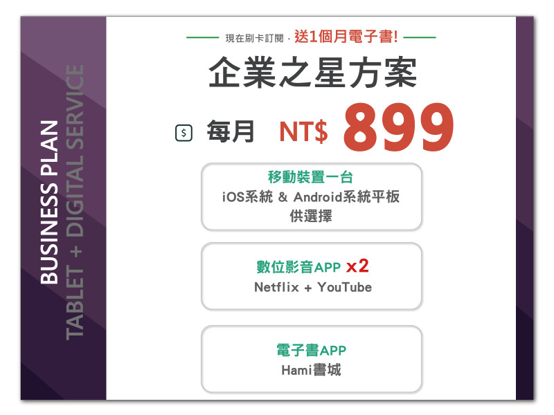 899 企業之星方案