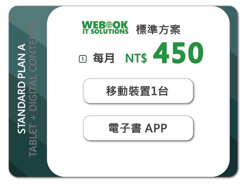 STG 標準方案｜精省入門，立即擁有行動閱讀體驗 含一台iPad